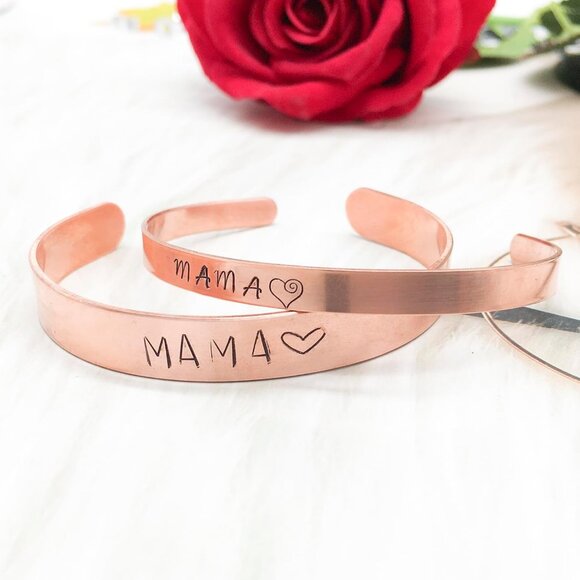 25 Heavy-Duty Copper Bracelet Stamping Blanks 3/8"x6" - Perfect for Creatives - Picture 3 of 5